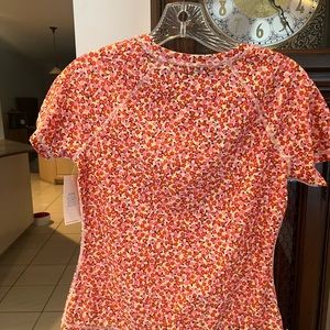 Tea Collection brand new w tags floral girls rash guard